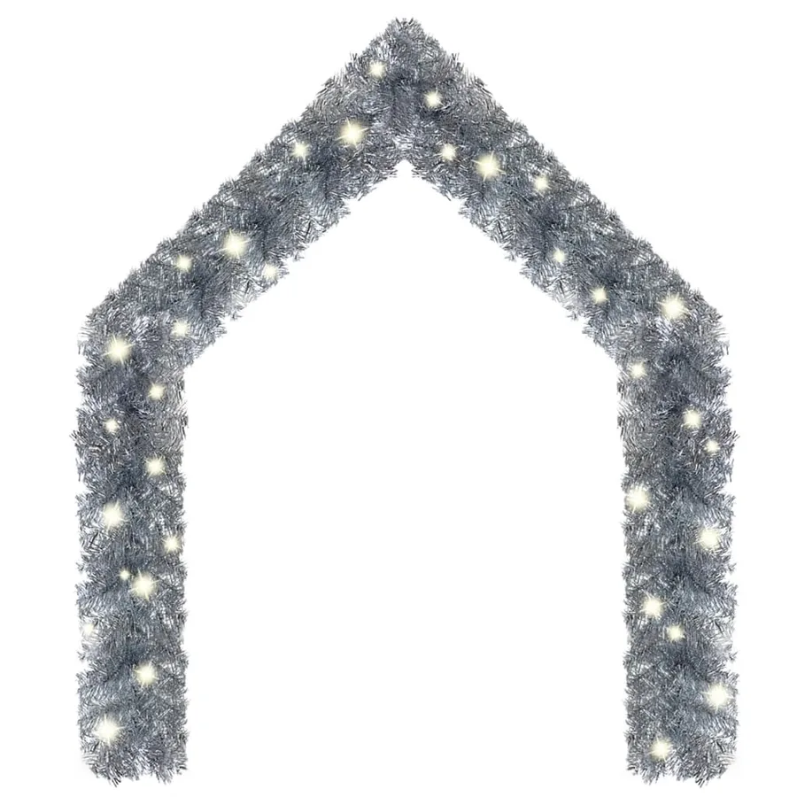 Guirlande de Noël avec lumières LED 20 m Argenté - 2