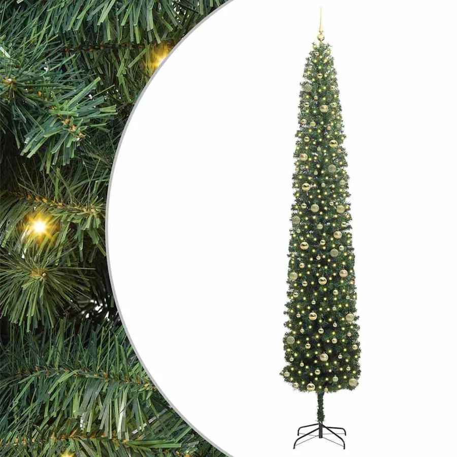 Sapin de Noël artificiel Vert 300 cm PVC et acier et plastique - 2