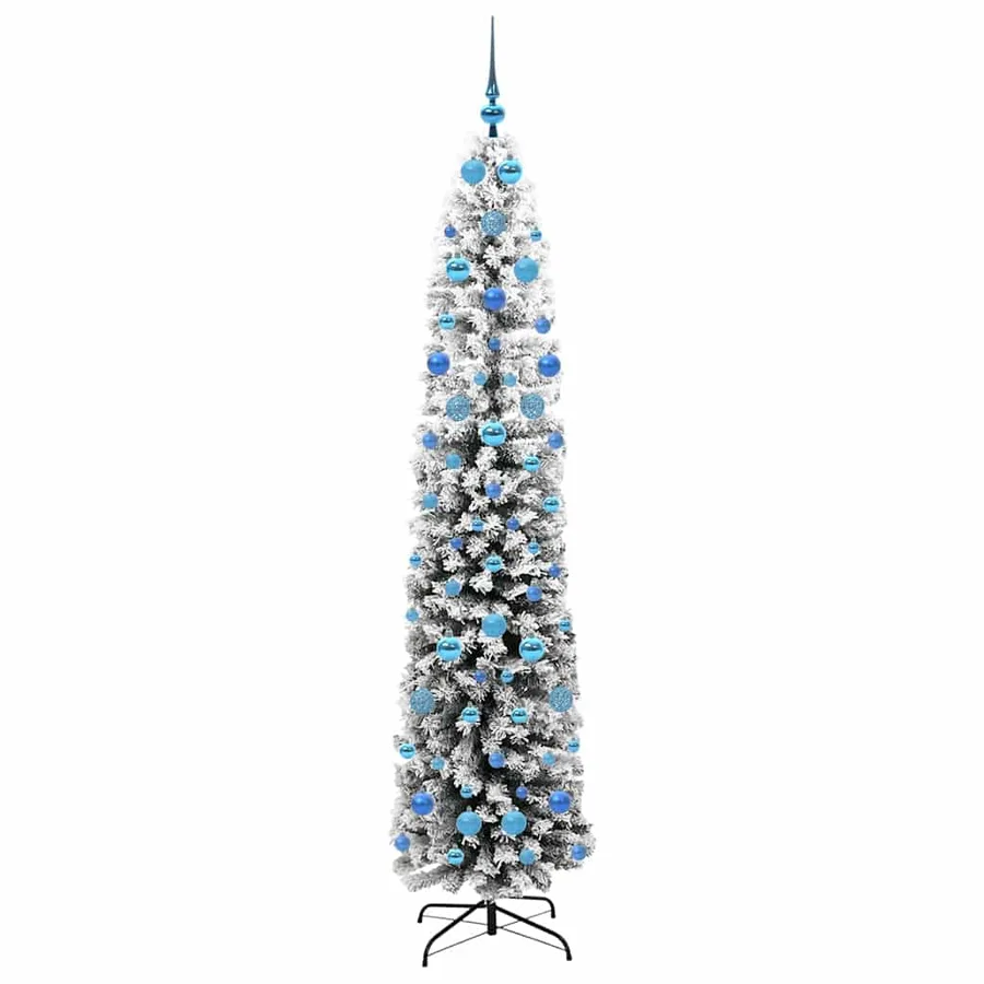 Sapin de Noël artificiel Vert 210 cm PVC et acier et plastique - 4