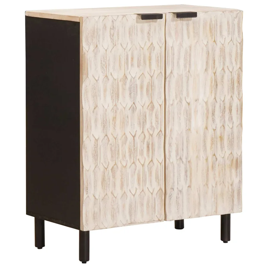 Buffet 3 pcs Finition Lavage Blanc 180 x 33 x 75 cm - 5