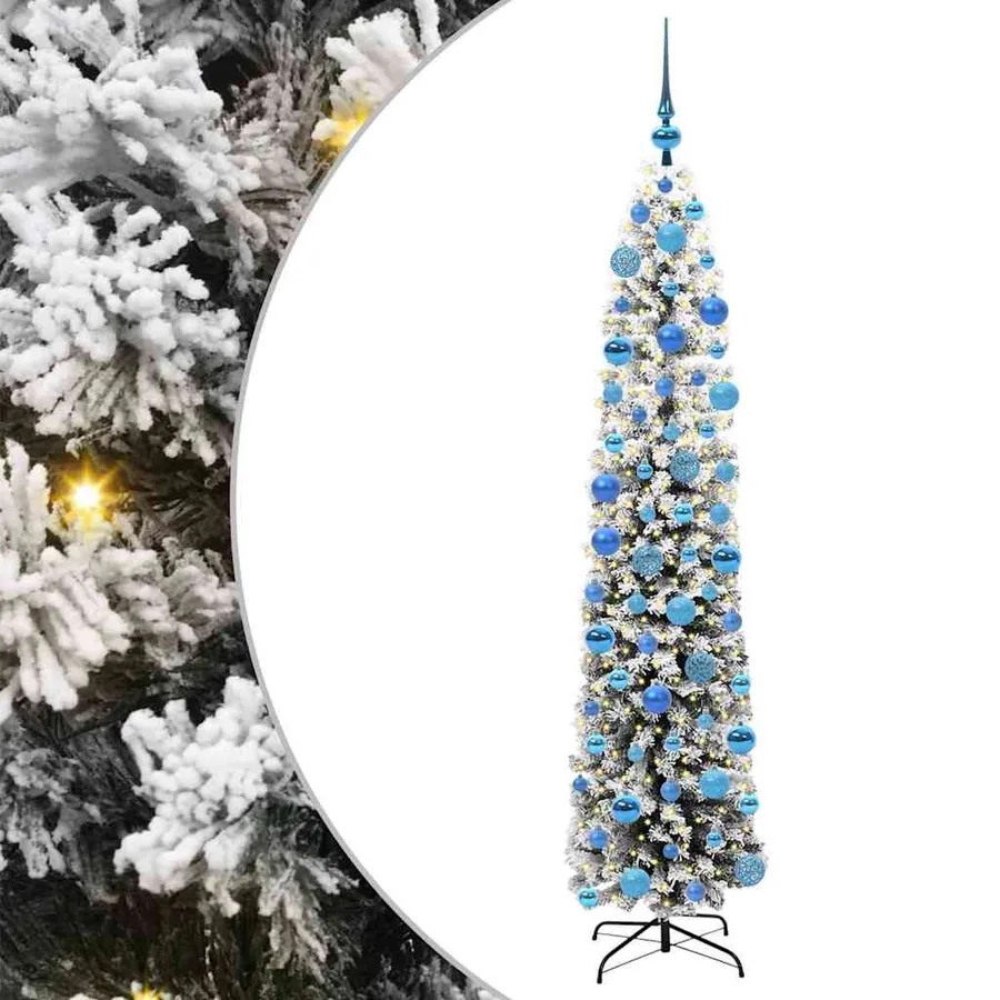 Sapin de Noël artificiel Vert 180 cm PVC et acier et plastique - 2