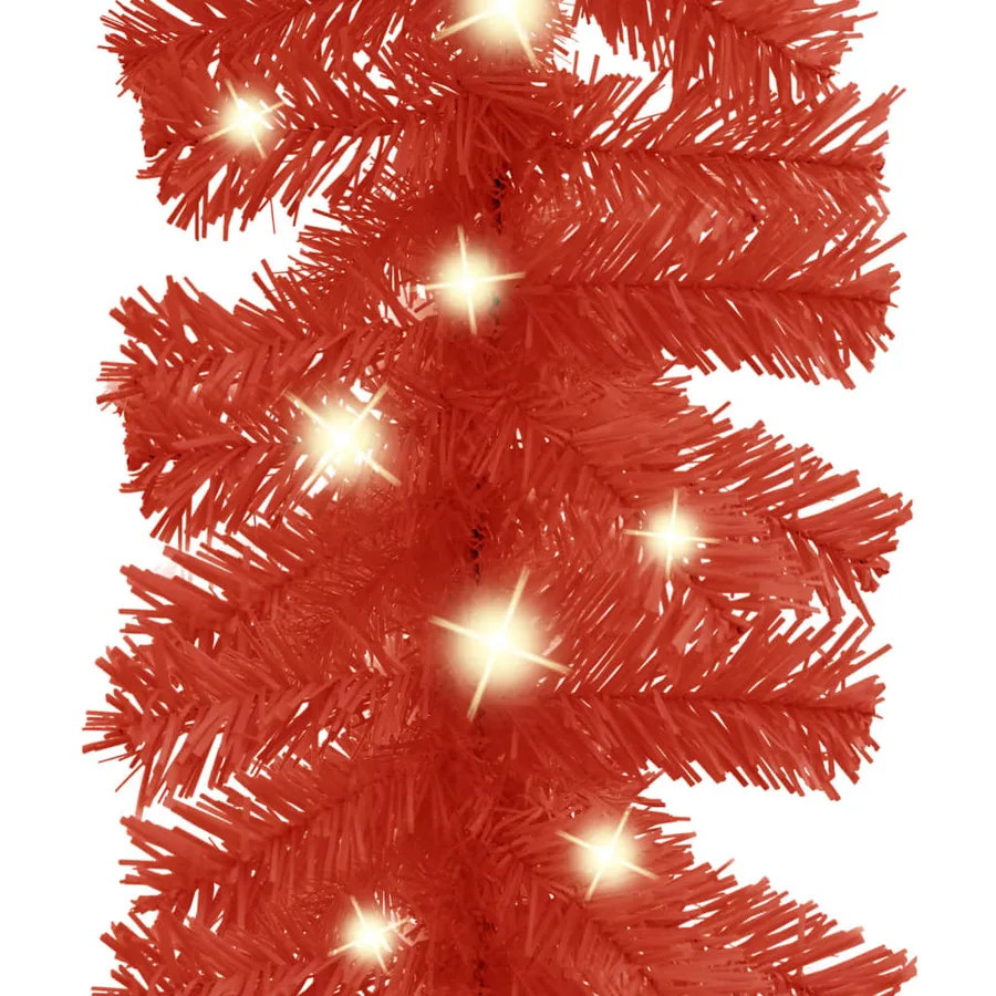 Guirlande de Noël avec lumières LED 10 m Rouge - 3