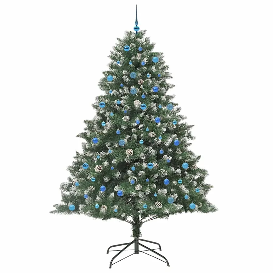 Sapin de Noël artificiel Vert 240 cm PVC, plastique et acier - 3