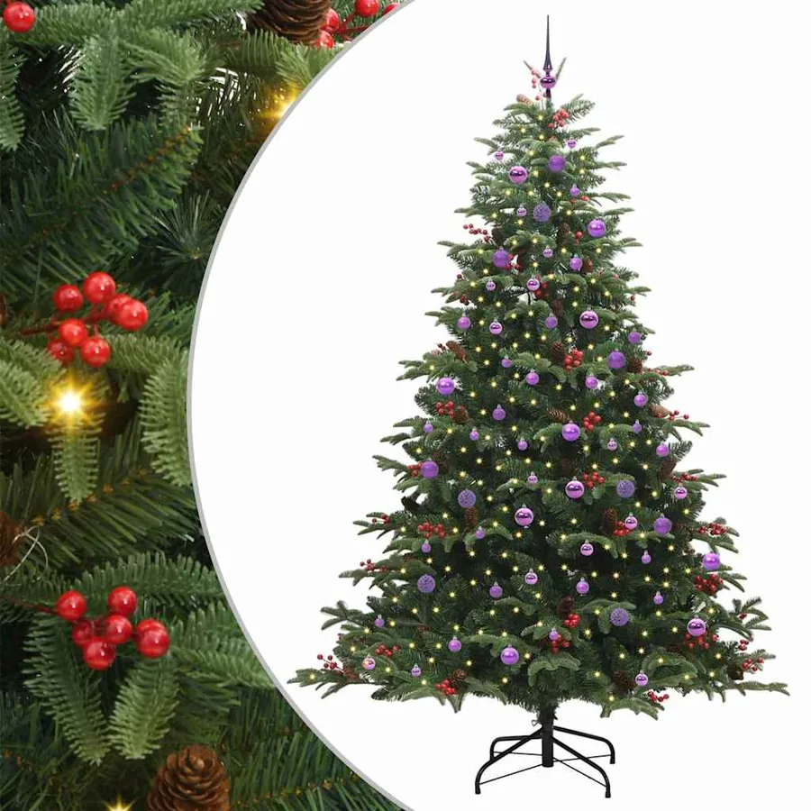 Sapin de Noël artificiel Vert 240 cm PVC, métal et plastique - 2