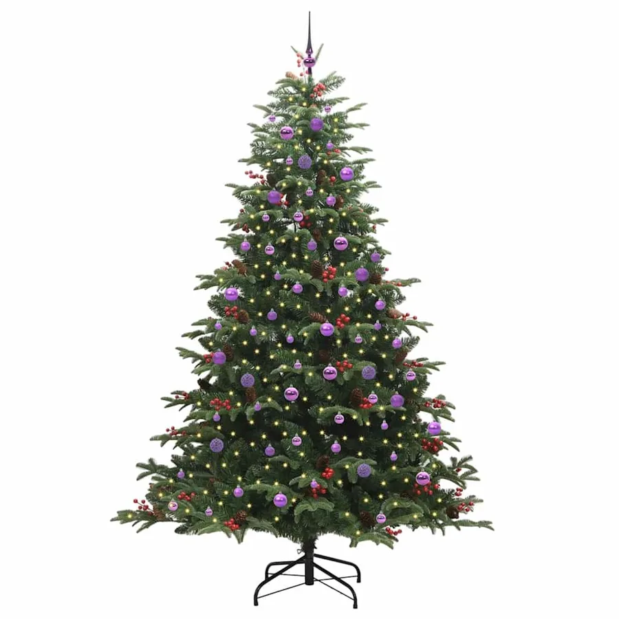 Sapin de Noël artificiel Vert 240 cm PVC, métal et plastique - 3