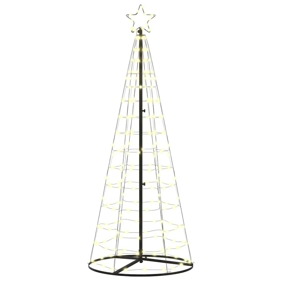 Arbre de Noël LED avec 390 LED Blanc chaud 250 cm Fer - 2