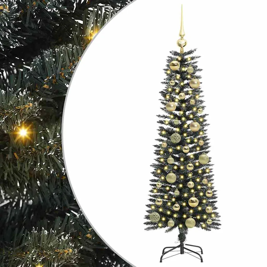 Sapin de Noël artificiel Vert 120 cm PVC, plastique et acier - 2