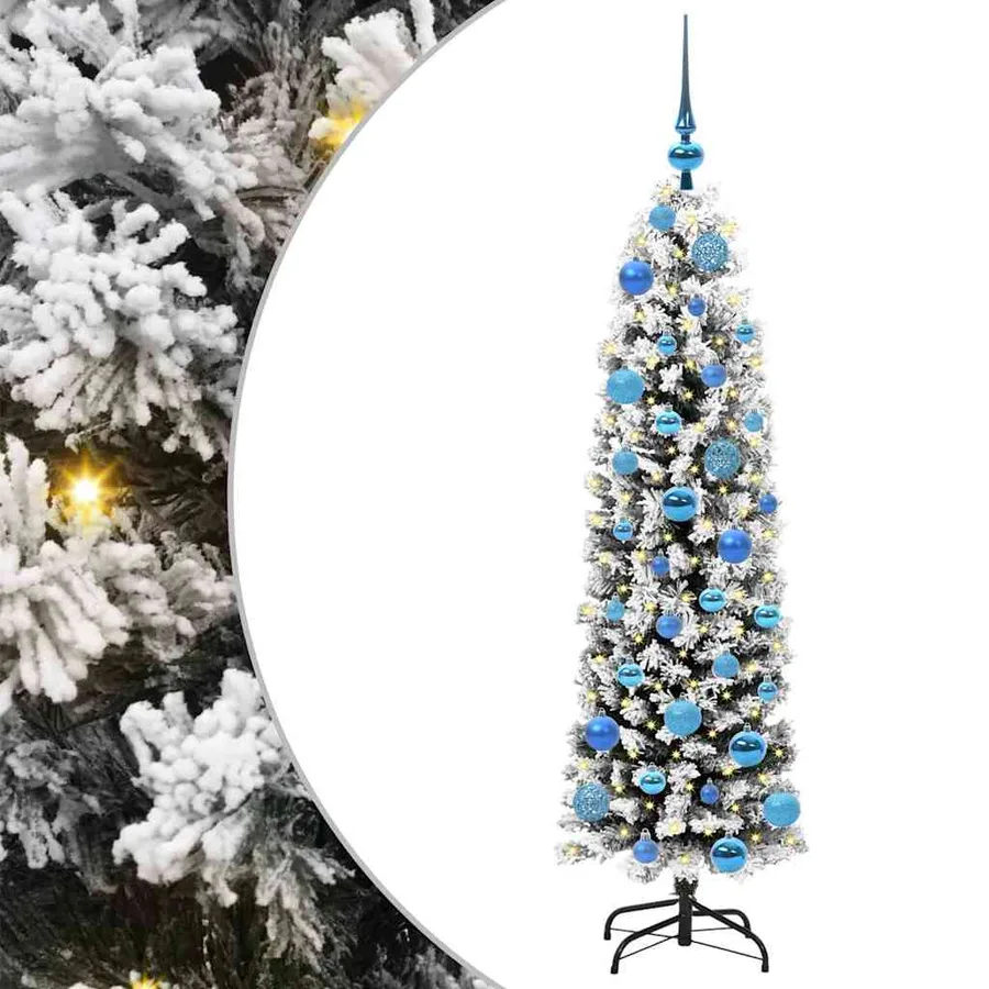 Sapin de Noël artificiel Vert 150 cm PVC et acier et plastique - 2
