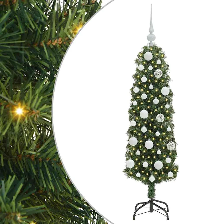 Sapin de Noël artificiel Vert 120 cm PVC et acier et plastique - 2