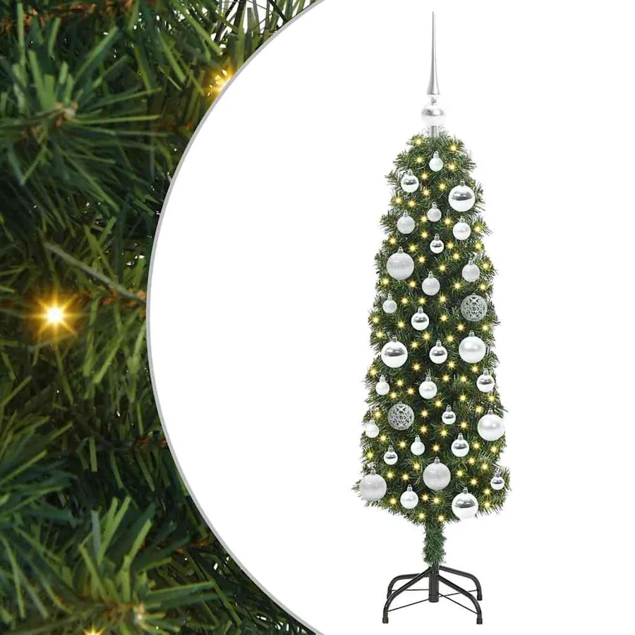 Sapin de Noël artificiel Vert 120 cm PVC et acier et plastique - 2