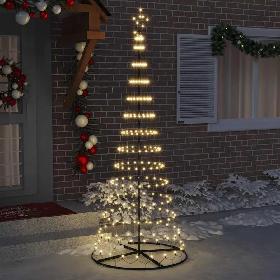 Arbre de Noël LED avec 295 LED Blanc chaud 250 cm Métal - 3