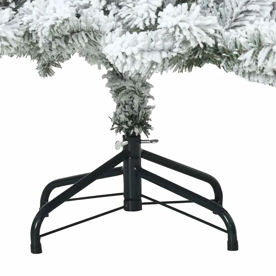 Sapin de Noël Artificiel à Branches Articulées Blanc 150 cm - 11