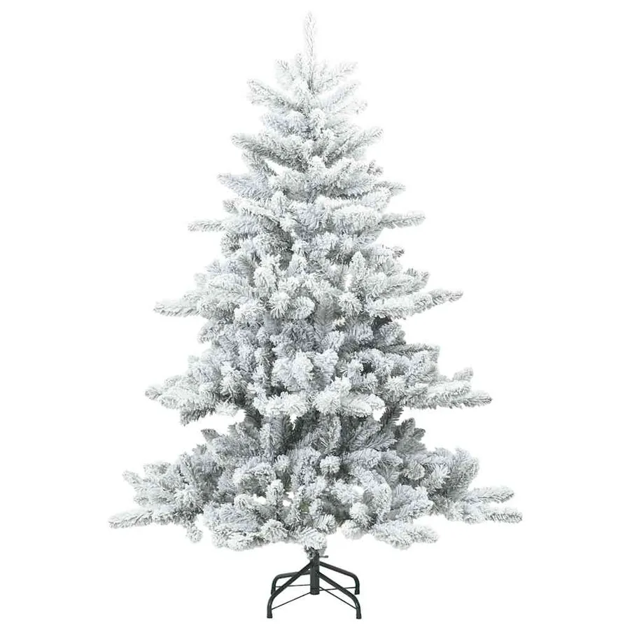 Sapin de Noël Artificiel à Branches Articulées Blanc 150 cm - 4