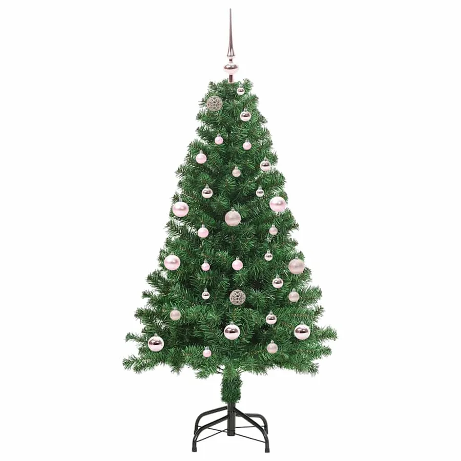 Sapin de Noël artificiel Vert 150 cm PVC, Acier et Plastique - 4