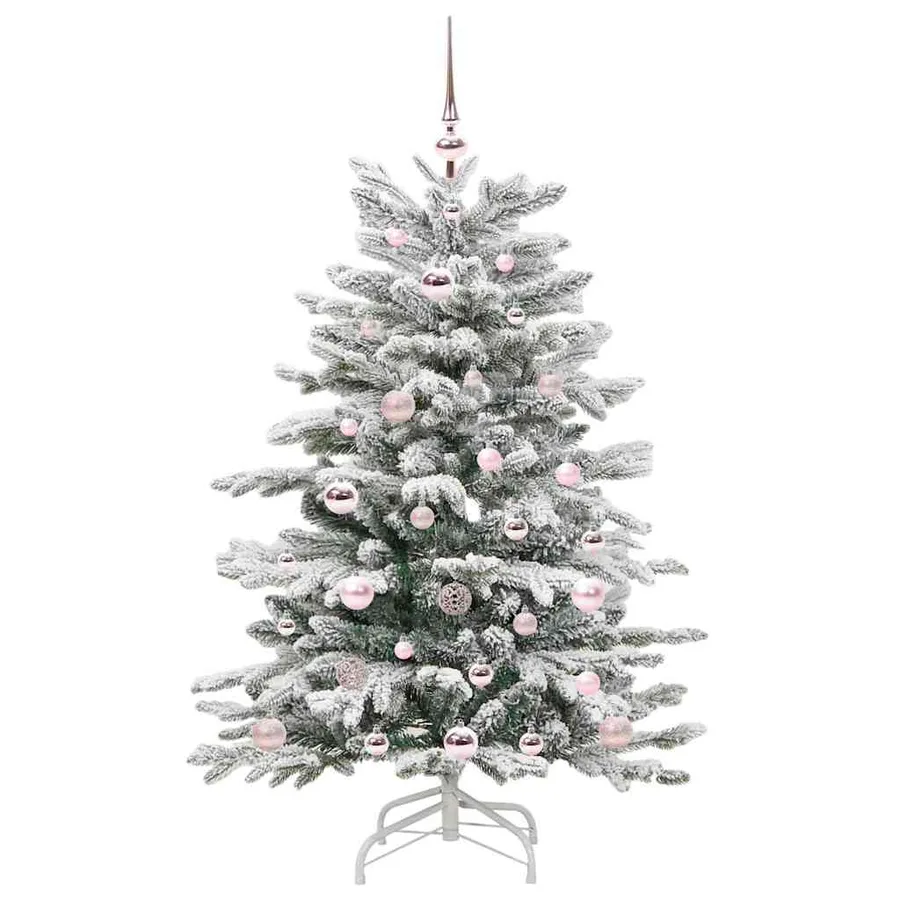 Sapin de Noël Artificiel à Branches Articulées Blanc 120 cm - 4