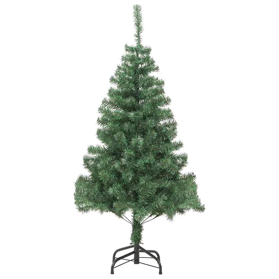 Sapin de Noël avec 150 LED avec support Vert 150 cm PVC - 4