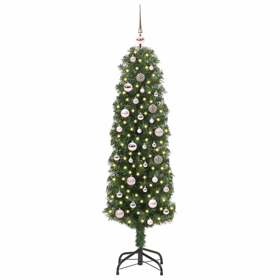 Sapin de Noël artificiel Vert 150 cm PVC et acier et plastique - 2