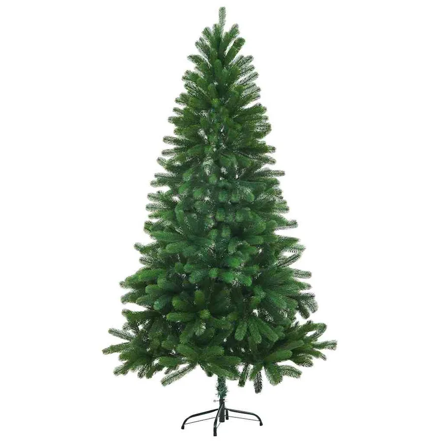 Sapin de Noël avec 150 LED avec support Vert 150 cm PE - 4