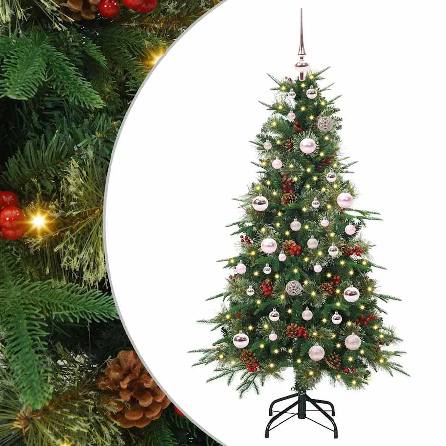 Sapin de Noël Artificiel à Branches Articulées Vert 150 cm