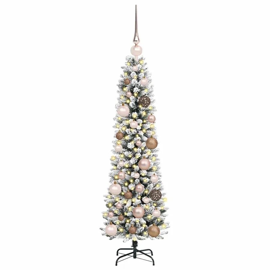 Sapin de Noël artificiel Blanc 120 cm PVC, métal et plastique - 3