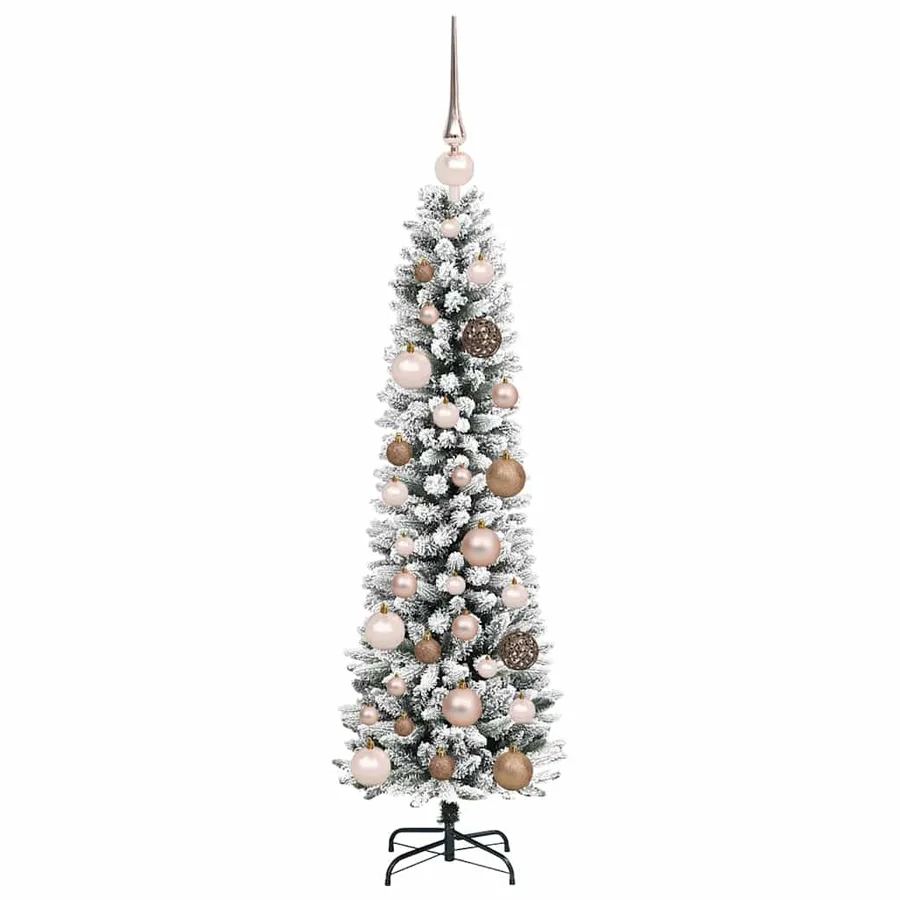 Sapin de Noël artificiel Blanc 120 cm PVC, métal et plastique - 4