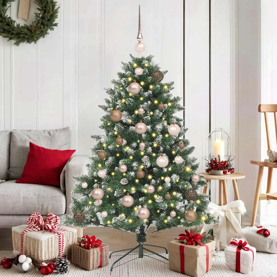 Sapin de Noël artificiel Vert 120 cm PVC, plastique et acier