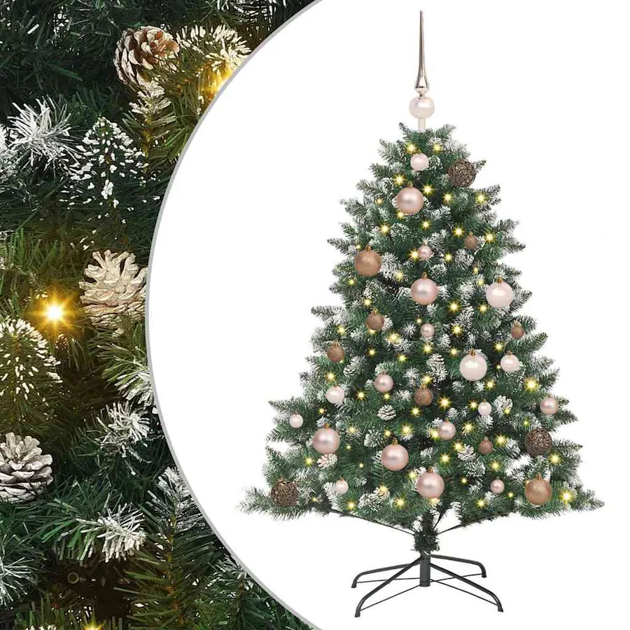 Sapin de Noël artificiel Vert 120 cm PVC, plastique et acier - 2