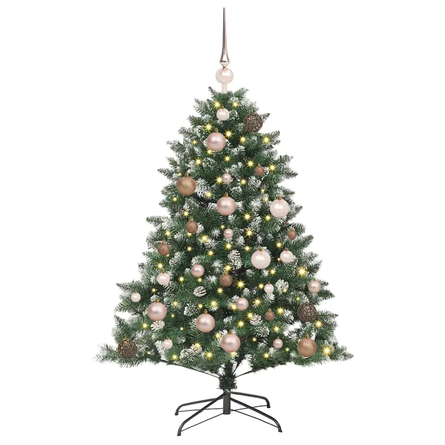 Sapin de Noël artificiel Vert 120 cm PVC, plastique et acier - 3