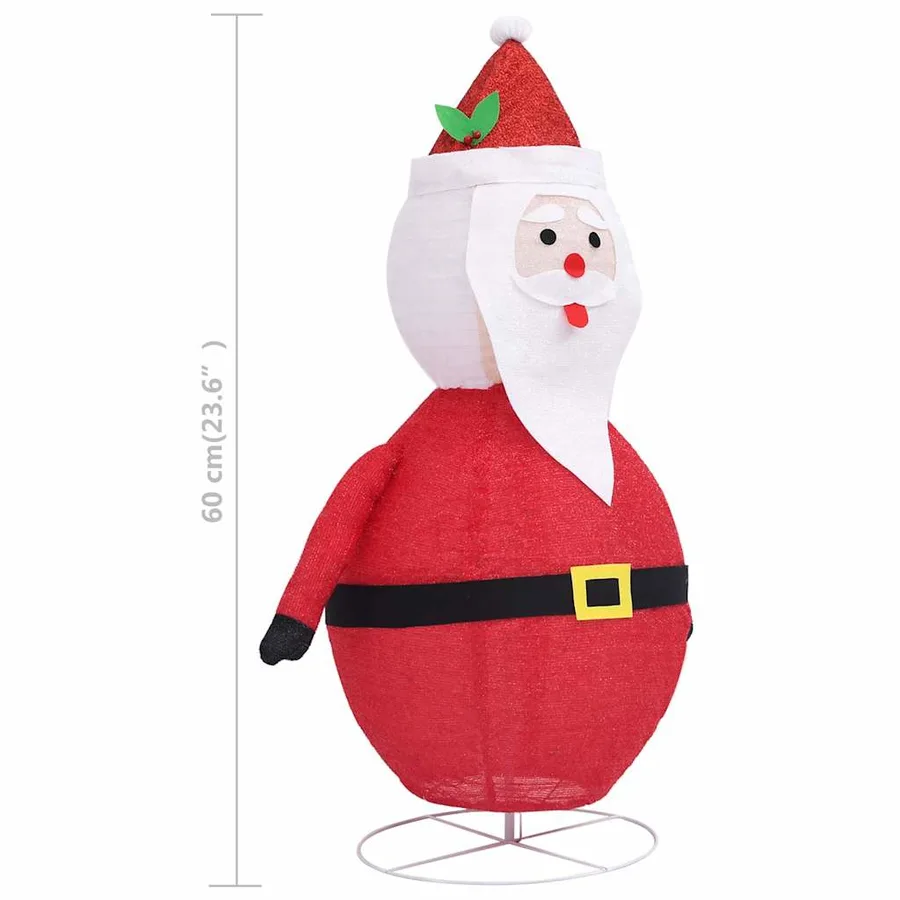 Décoration de Noël Figurine Père Noël LED Tissu de luxe 60 cm - 10