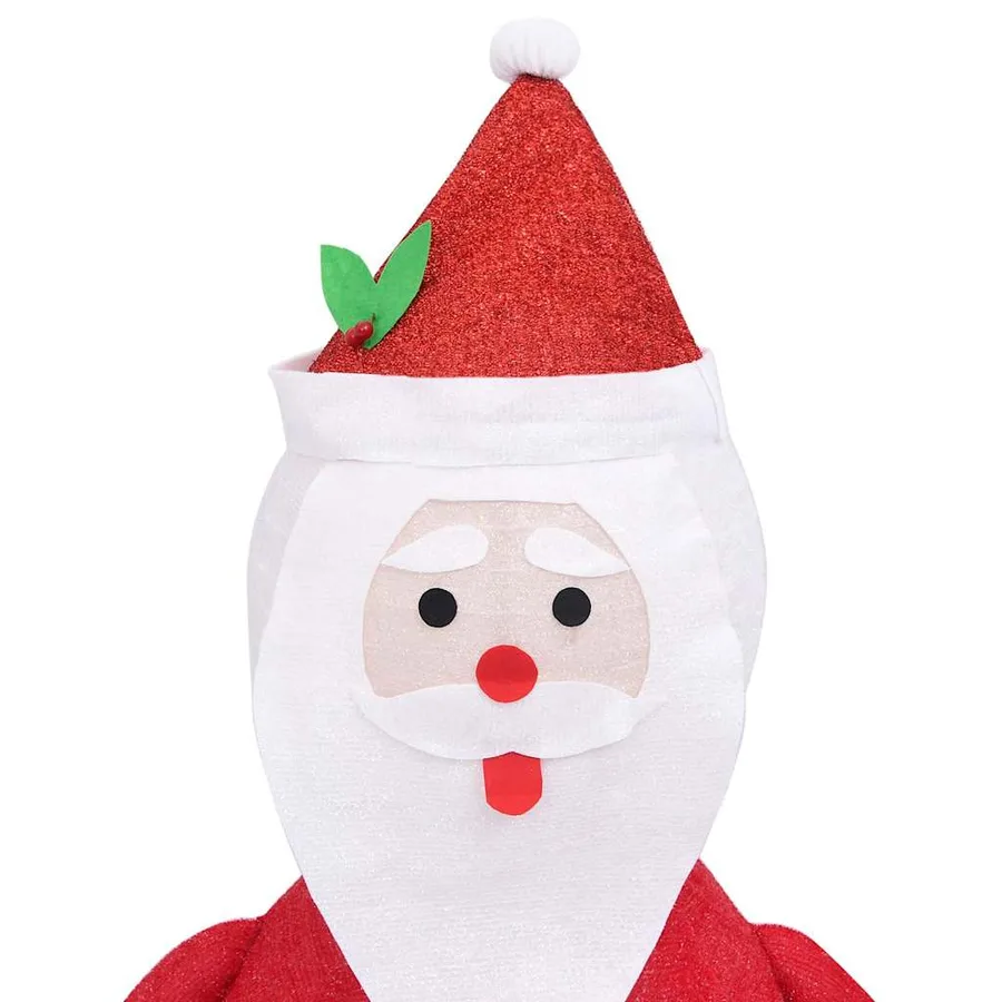 Décoration de Noël Figurine Père Noël LED Tissu de luxe 60 cm - 7