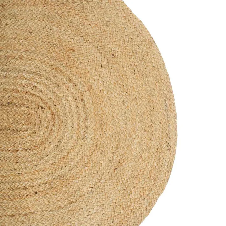 Tapis de surface Naturel 152 x 245 cm Jute - 3
