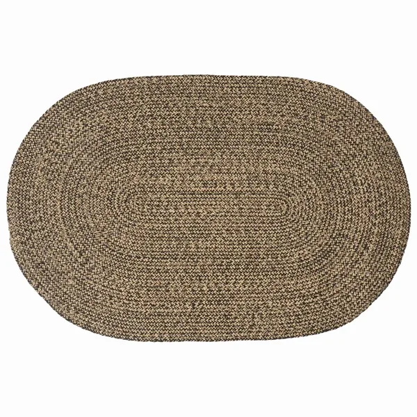 Tapis de surface Noir 122 x 183 cm Jute