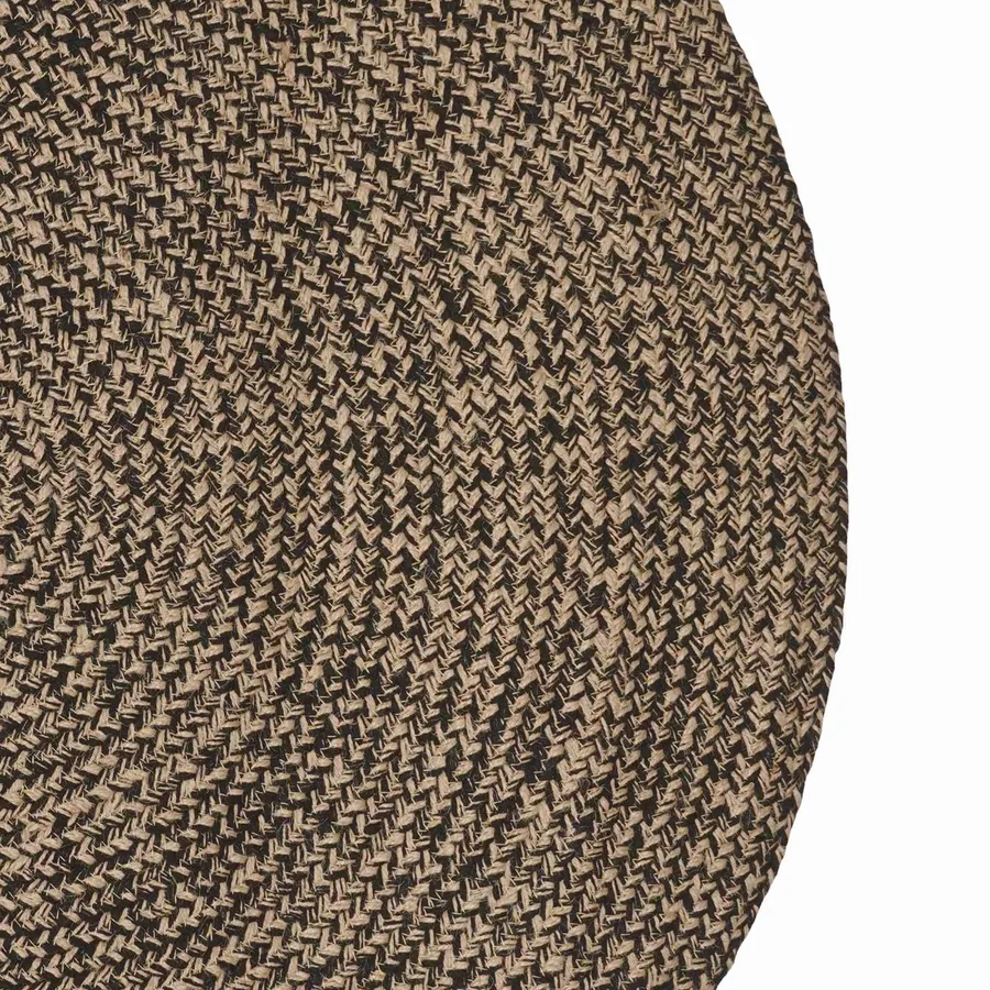 Tapis de surface Noir 122 x 183 cm Jute - 3