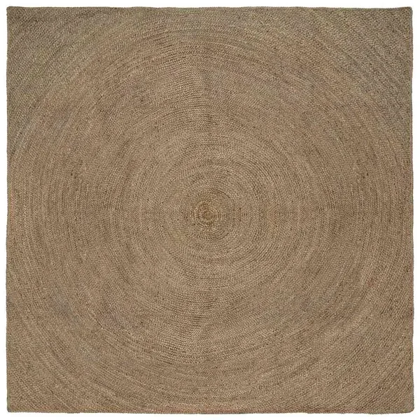 Tapis de surface Gris 240 x 240 cm Jute