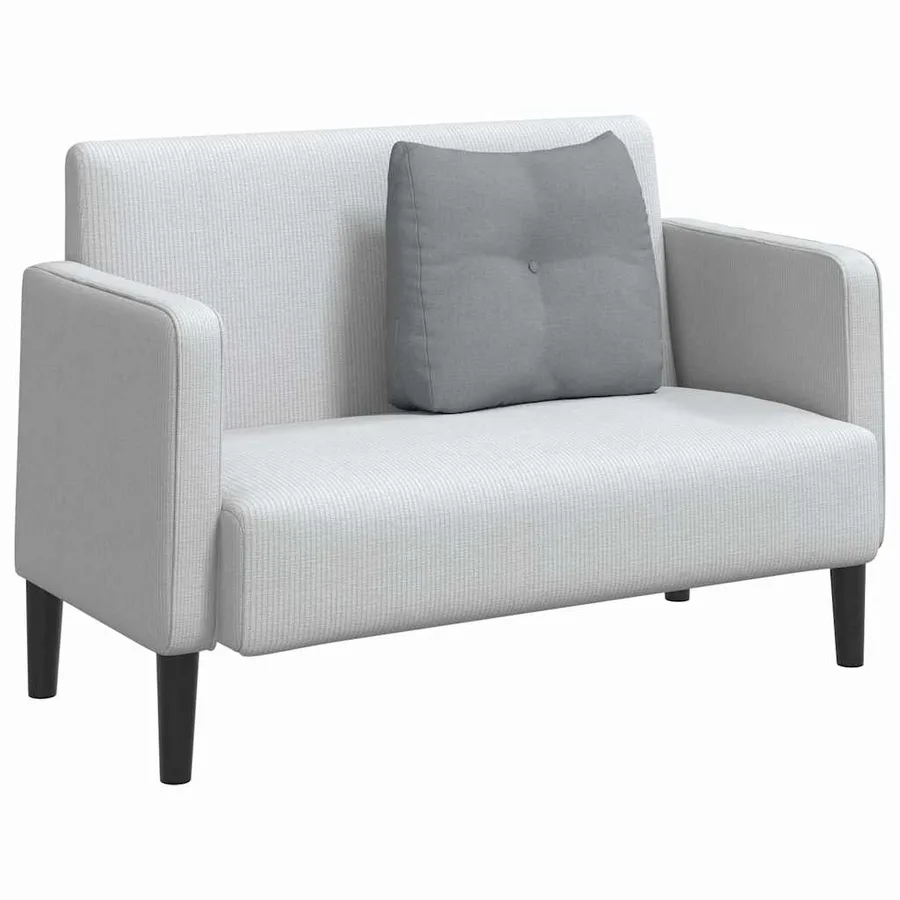 Coussin de Dos Gris clair 60 x 24 x 50 cm tissu - 3