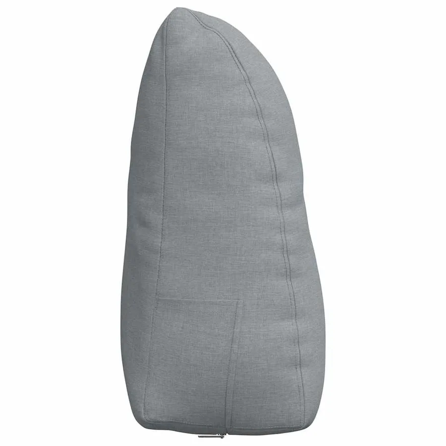 Coussin de Dos Gris clair 60 x 24 x 50 cm tissu - 7