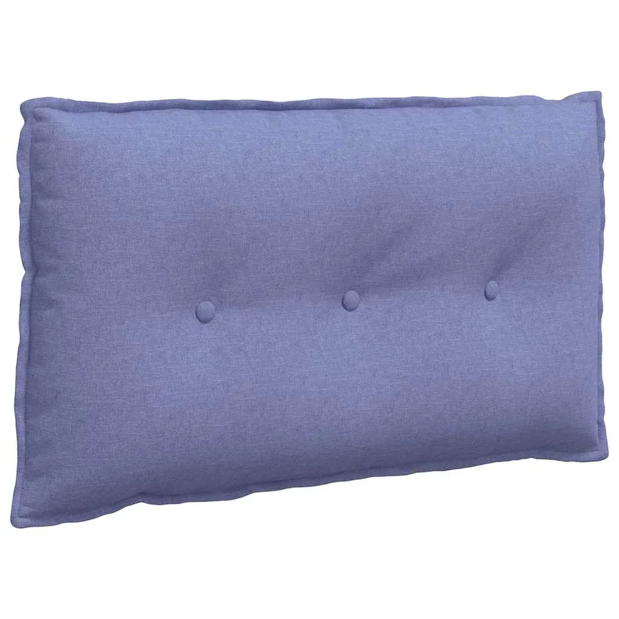 Coussin de Dos Bleu denim 80 x 19 x 50 cm tissu - 2