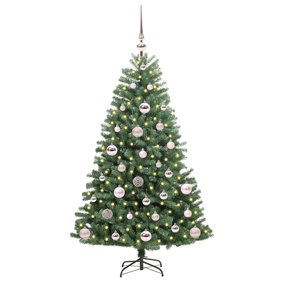Sapin de Noël Artificiel à Branches Articulées Vert 120 cm - 3