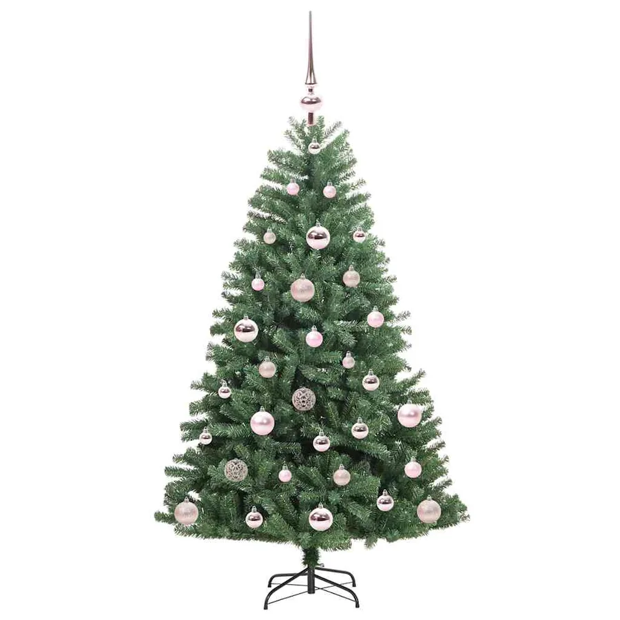 Sapin de Noël Artificiel à Branches Articulées Vert 120 cm - 4