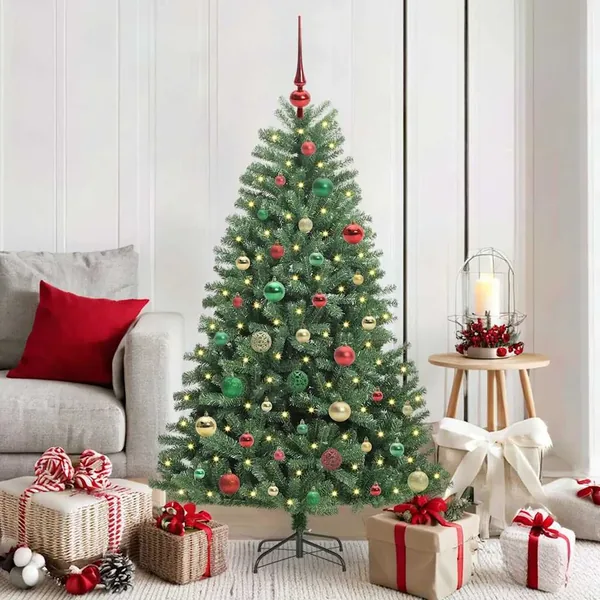 Sapin de Noël Artificiel à Branches Articulées Vert 150 cm