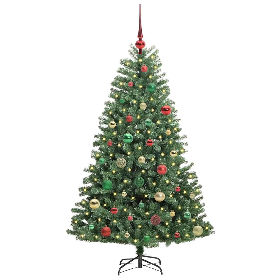 Sapin de Noël Artificiel à Branches Articulées Vert 150 cm - 3