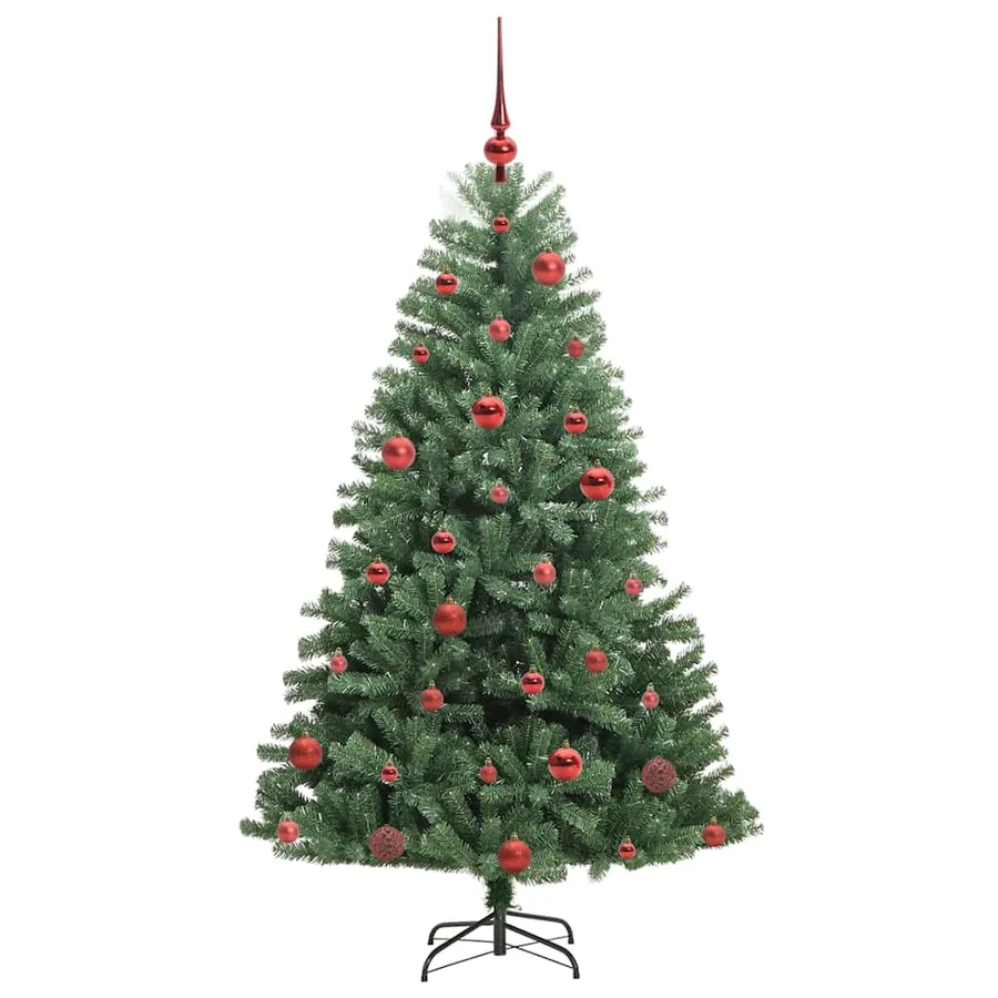 Sapin de Noël Artificiel à Branches Articulées Vert 150 cm - 4