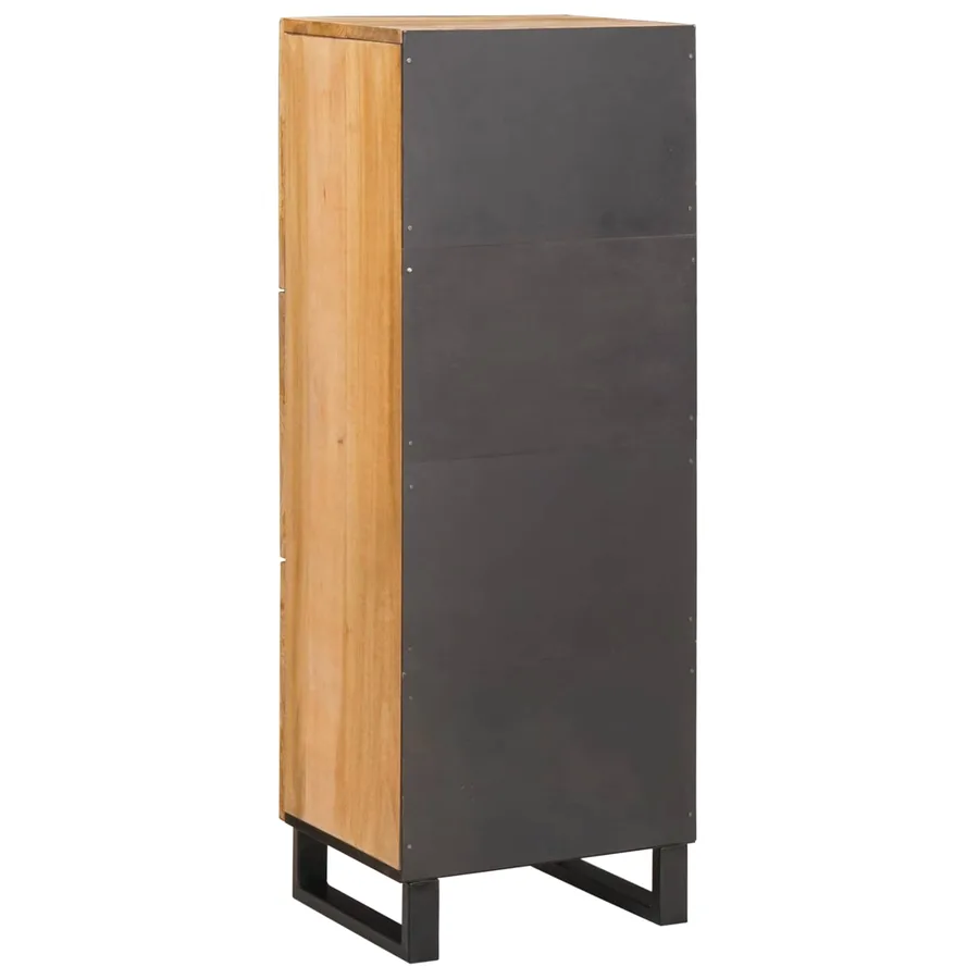 Haut Armoire Marron 90 x 33 x 75 cm Bois de mangue massif - 5