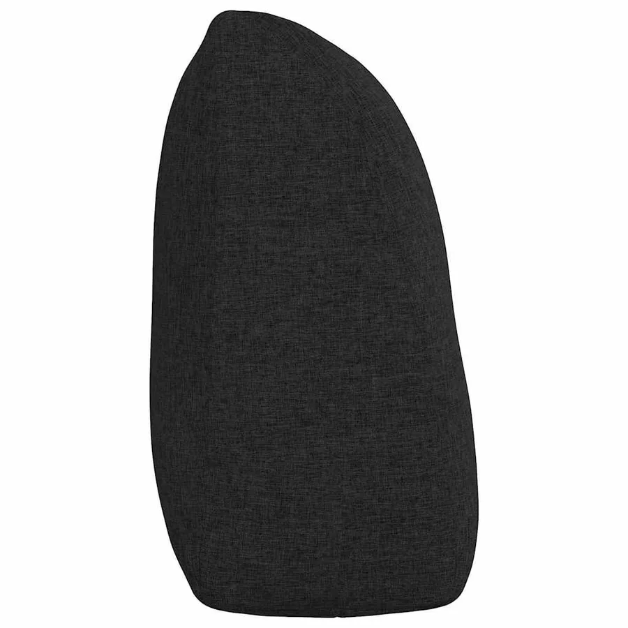 Coussin de Dos Noir 120 x 24 x 50 cm tissu - 7