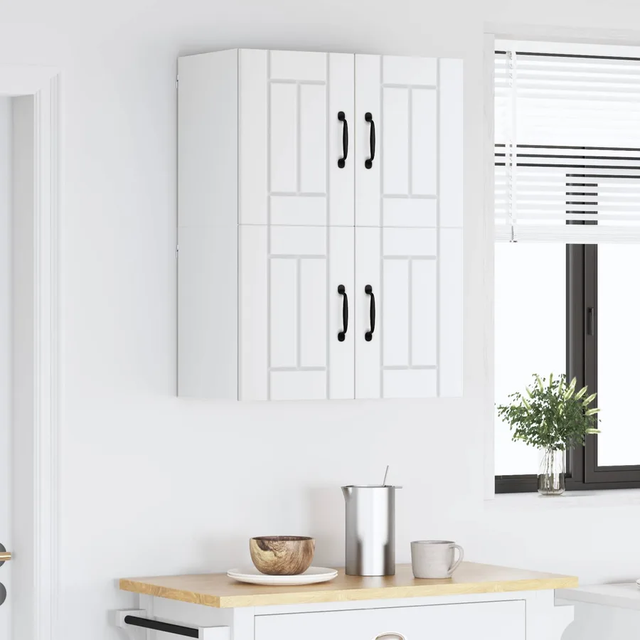 Meuble mural LUCCA 2 pcs Blanc 60 x 31 x 40 cm - 4