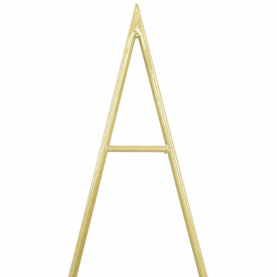 Arbre de Noël en métal Doré 125 cm Acier peint par poudre - 7