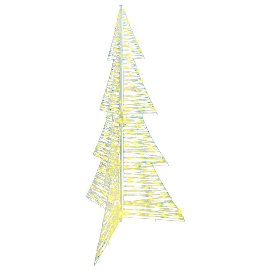 Sapin de Noël avec 240 LED Blanc chaud 180 cm PET - 2