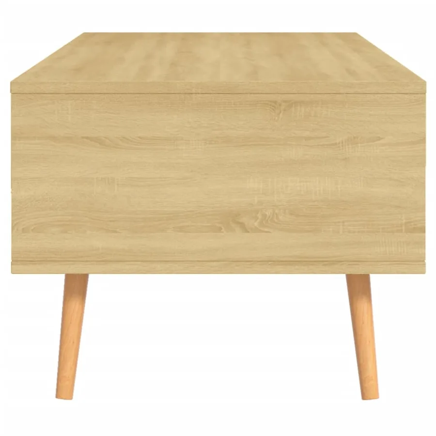 Table basse Chêne Sonoma 100x49,5x43 cm Bois d'ingénierie - 6