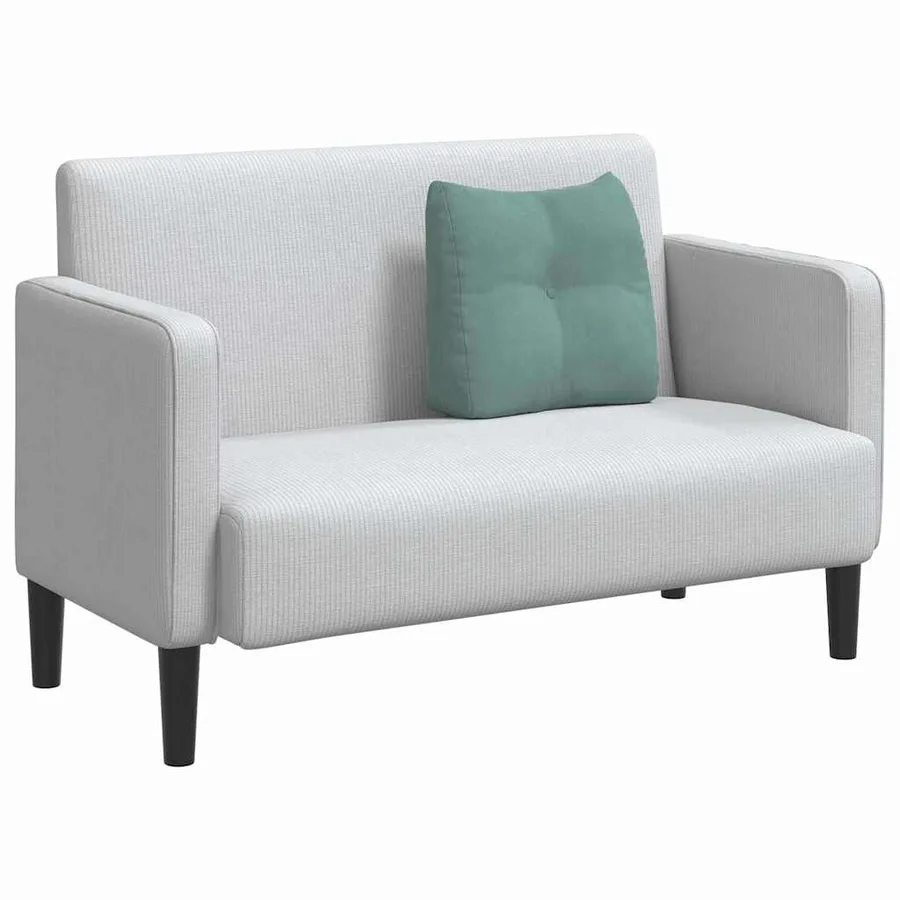 Coussin de Dos Vert Mer 45 x 24 x 50 cm Velours - 3