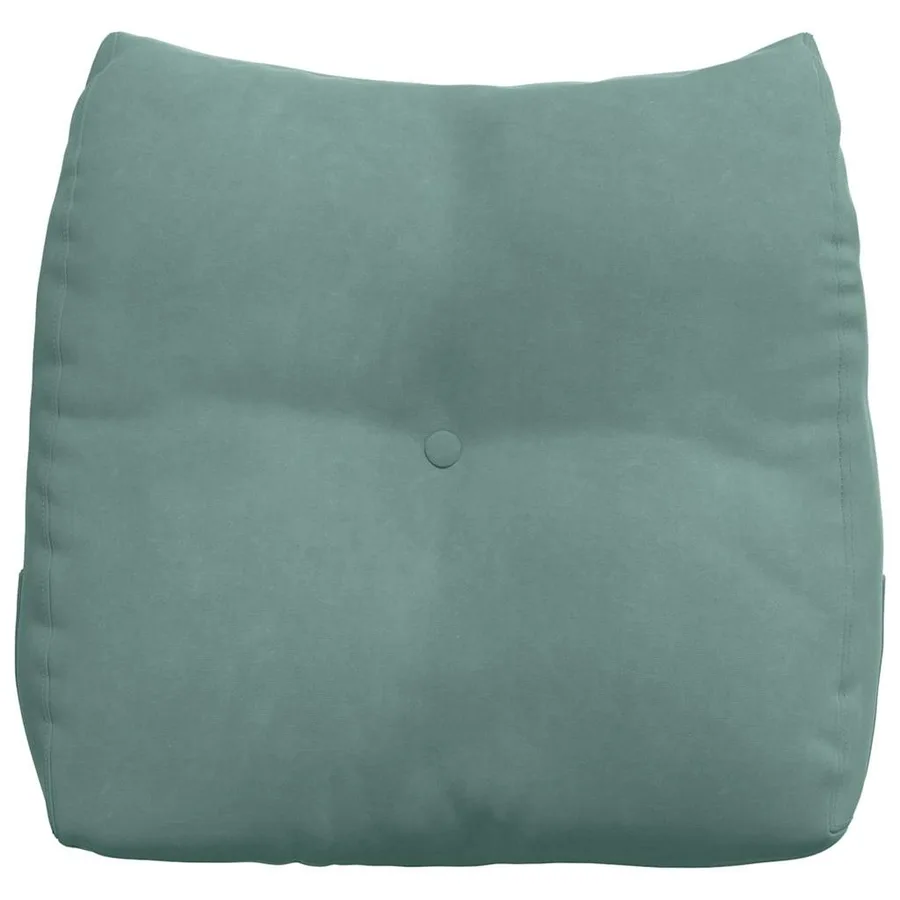 Coussin de Dos Vert Mer 45 x 24 x 50 cm Velours - 6